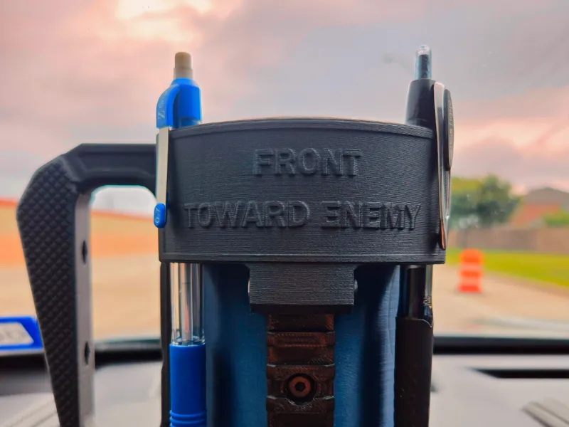Tactical Pen Holder Picatinny Rail Accessory