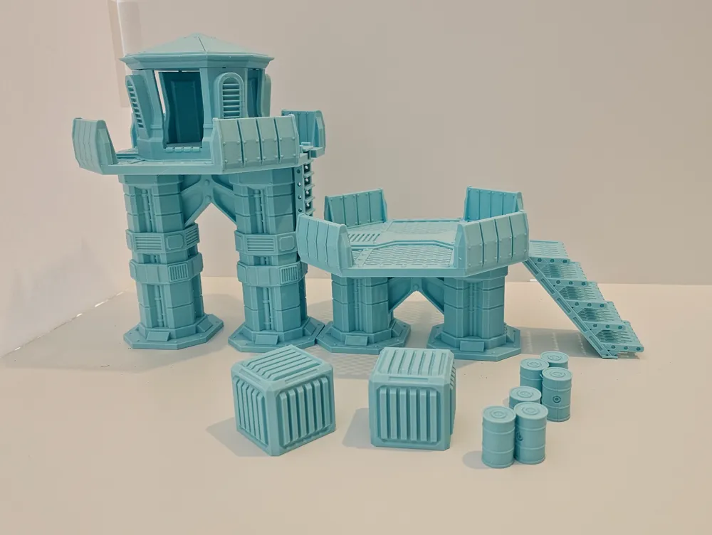 Industrial Platform Warhammer Terrain By OxCanPrint MakerWorld Industrial Platform Warhammer Terrain By OxCanPrint MakerWorld