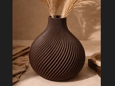 vaso a sfera con costine - interno waterproof