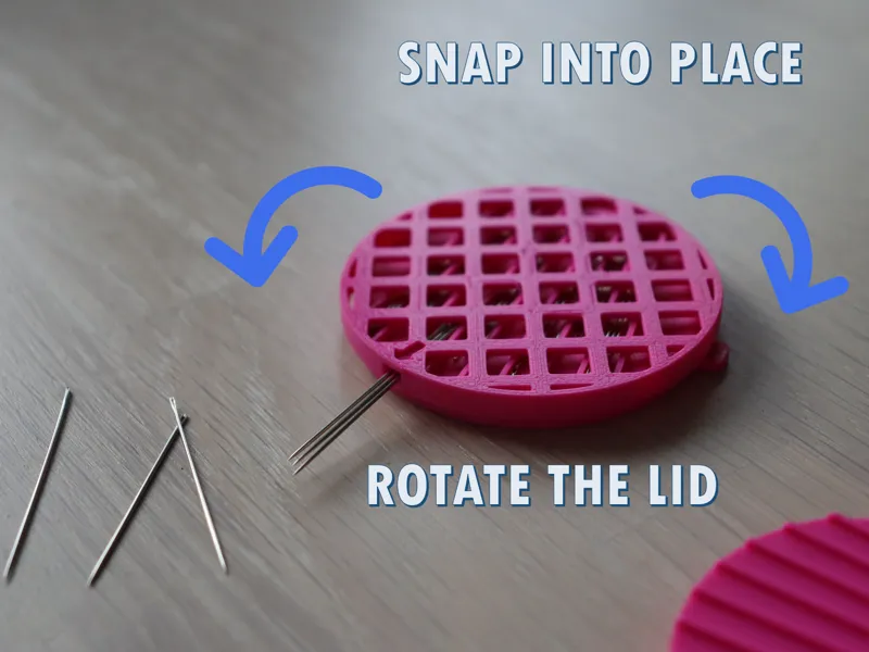 Rotating Needle Storage Case