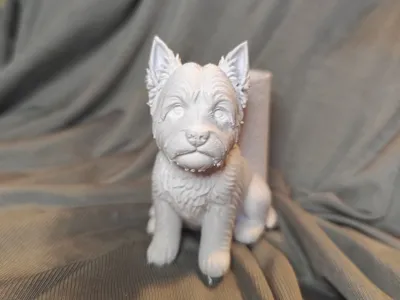 Terry West Highland White Terrier Pen Holder