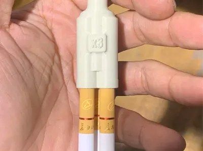 x3 Shotgun Mouthpiece Double the Pleasure Life Accelerator No Supports Fast Printing Only 81g A Gift for Your Smoking Buddies