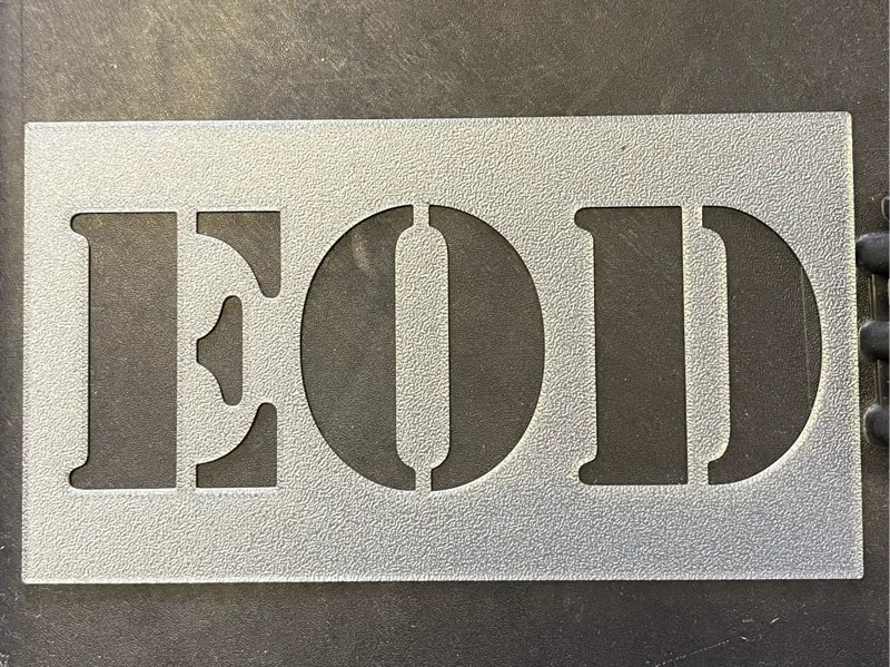EOD Stencil