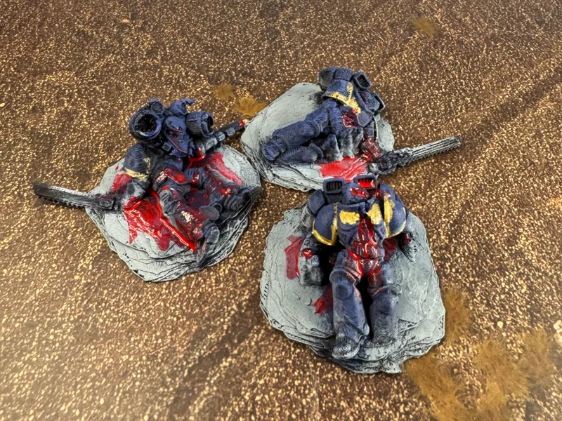 Dead Jump pack space marine terrain