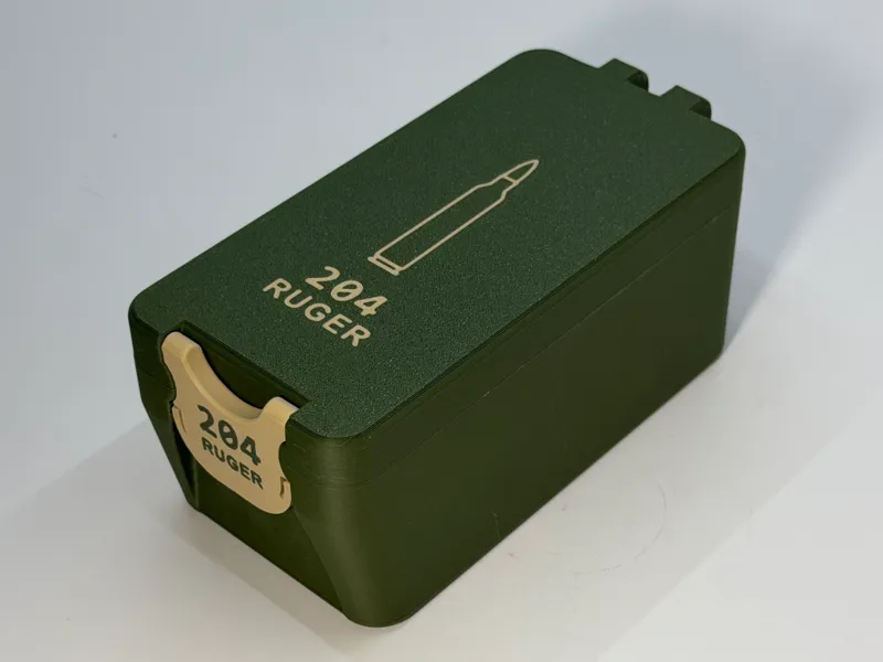 Ammo Box - 204 Ruger - 50 Rounds