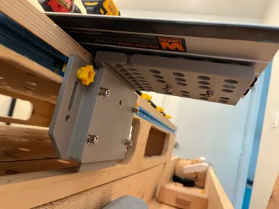 Track Saw Guide Rail Hinge for MFT