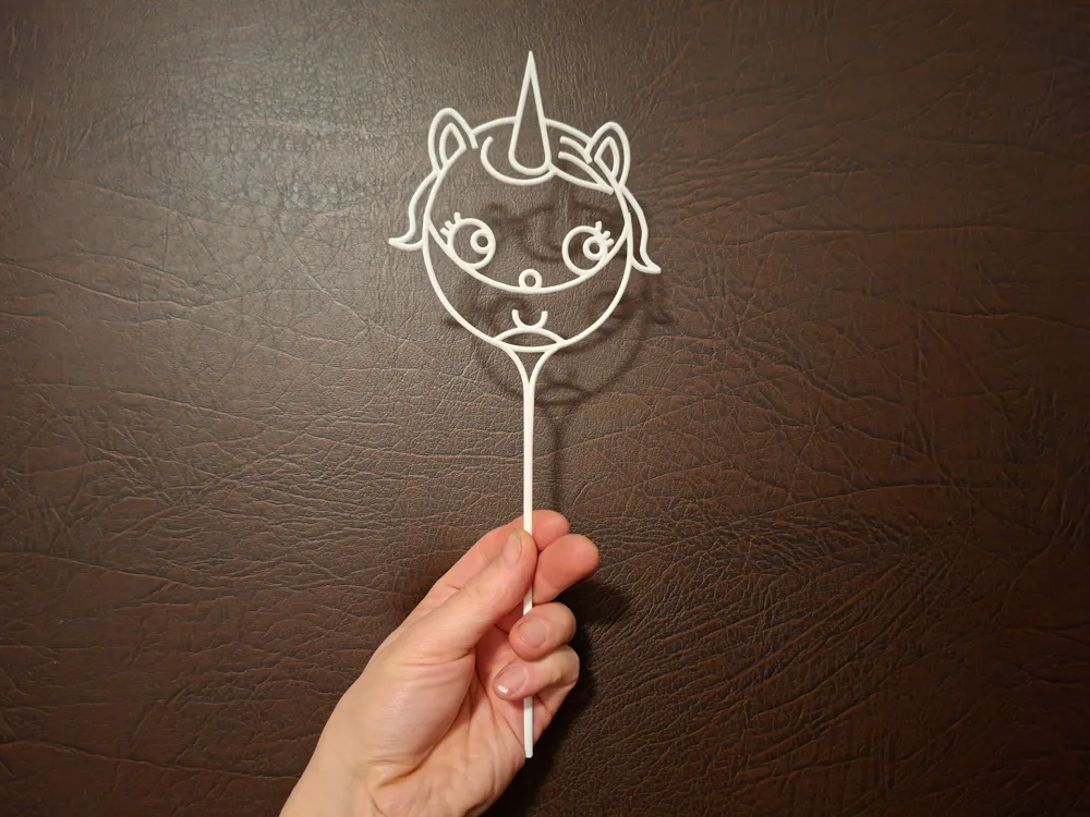Unicorn Wand - Free 3D Print Model - MakerWorld