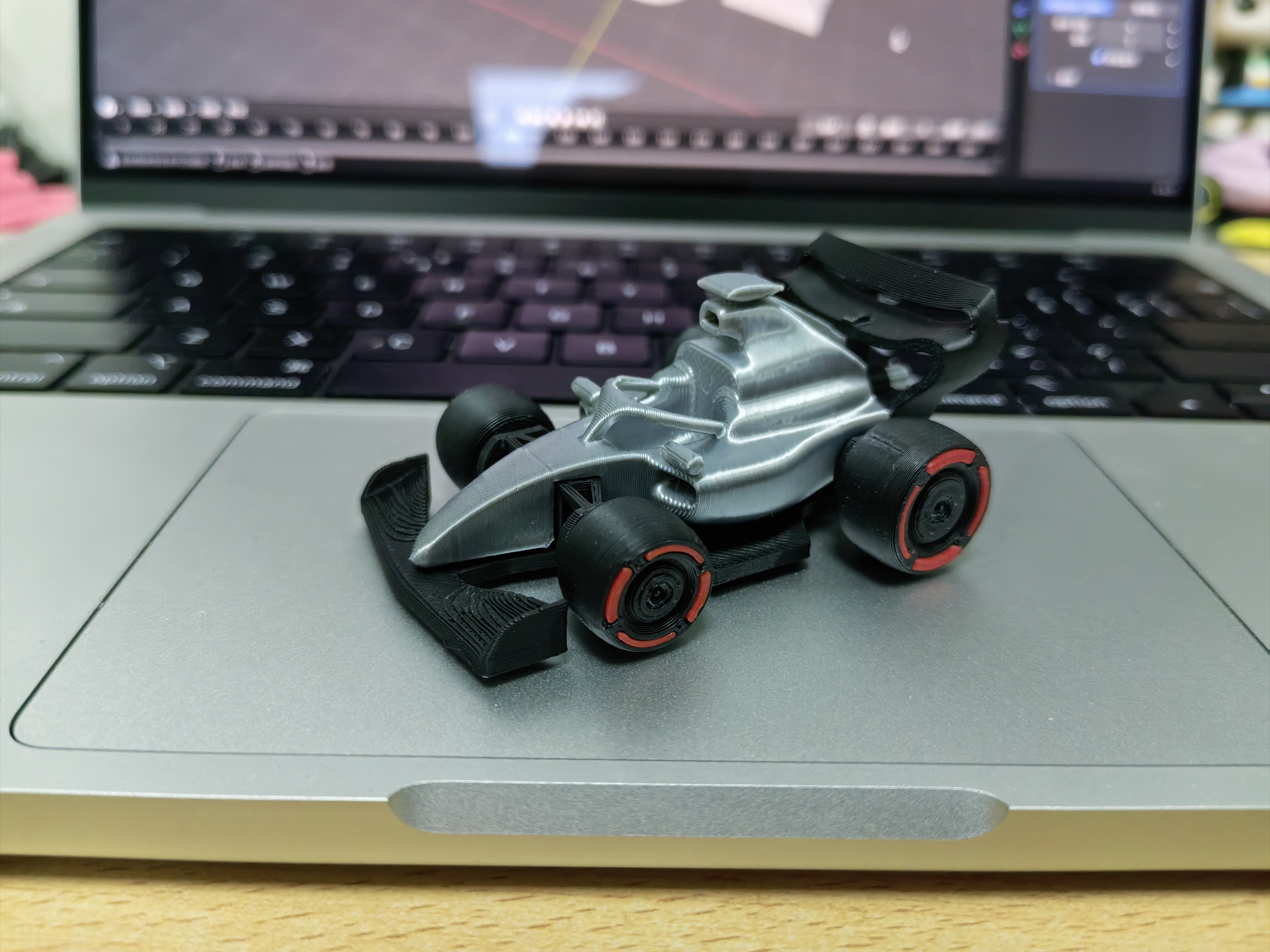 Miniatura 2 do modelo 3D 迷你F1赛车