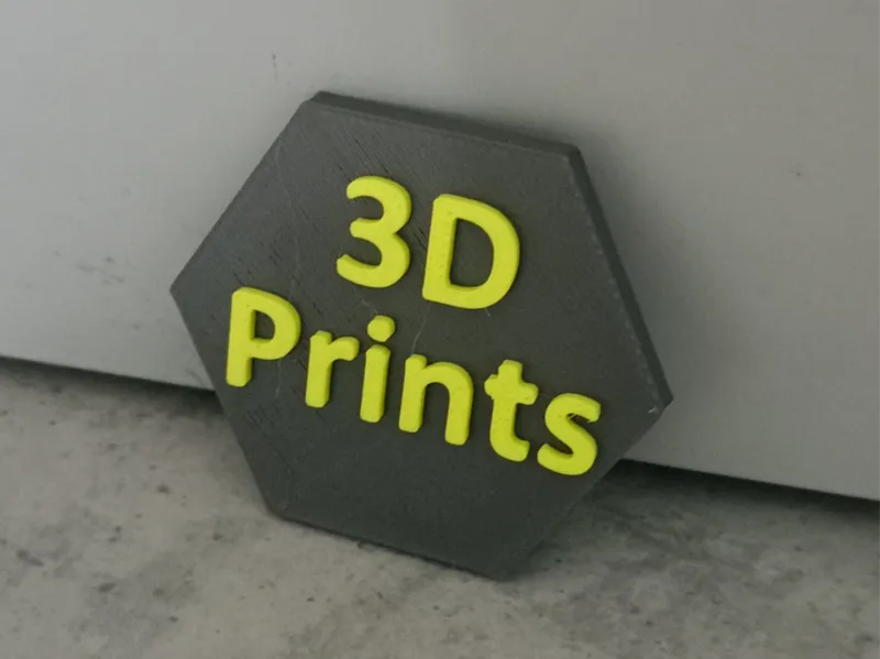 3D Prints Coin (Customizable)