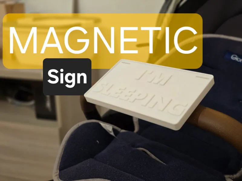 Parametric Magnetic Sign - I'm Spleeping