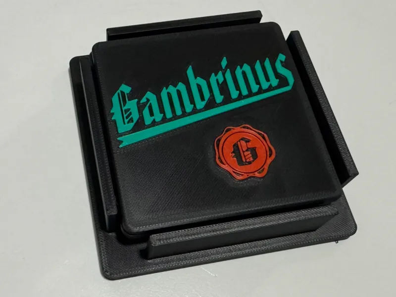 GAMBRINUS coaster with holder