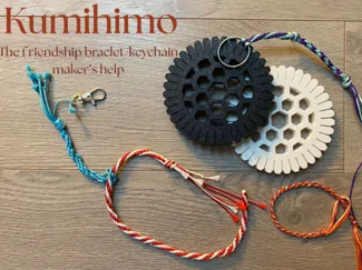 Kumihimo the friendship braclet / keychain maker