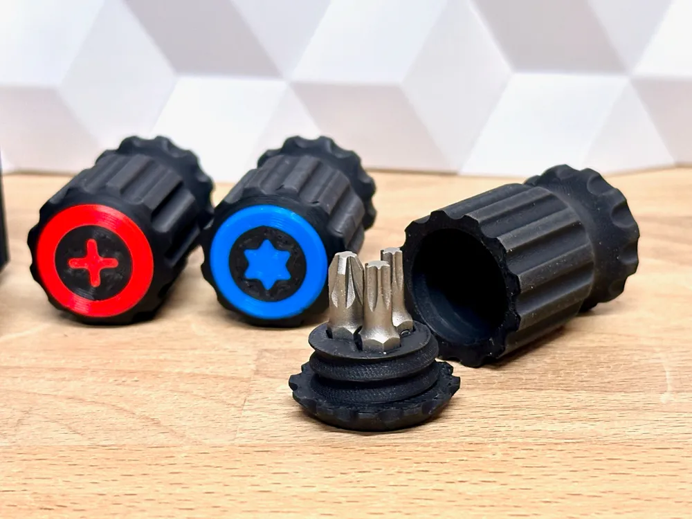 Compact Bit Driver (pocket size screwdriver) - Free 3D Print Model ...