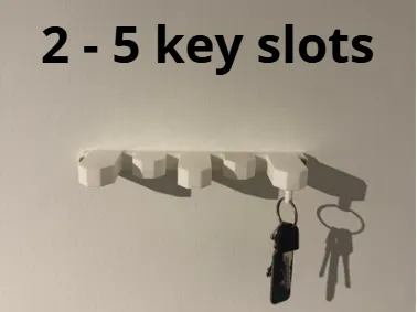 Customizable key hanger - screw