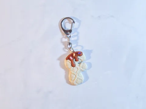 Letter F – Sweet 3D Keychain from 17-Letter Set