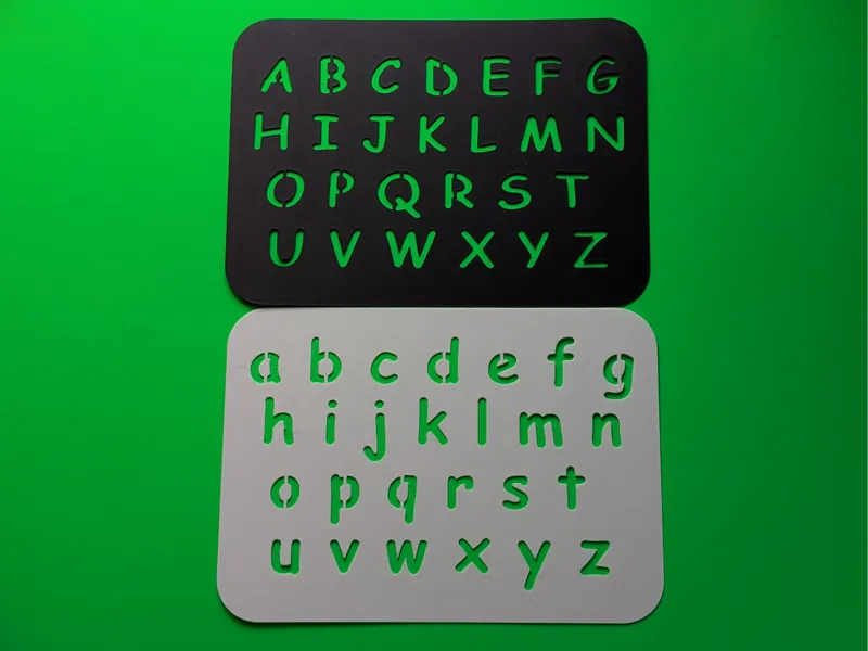 Letter Stencils