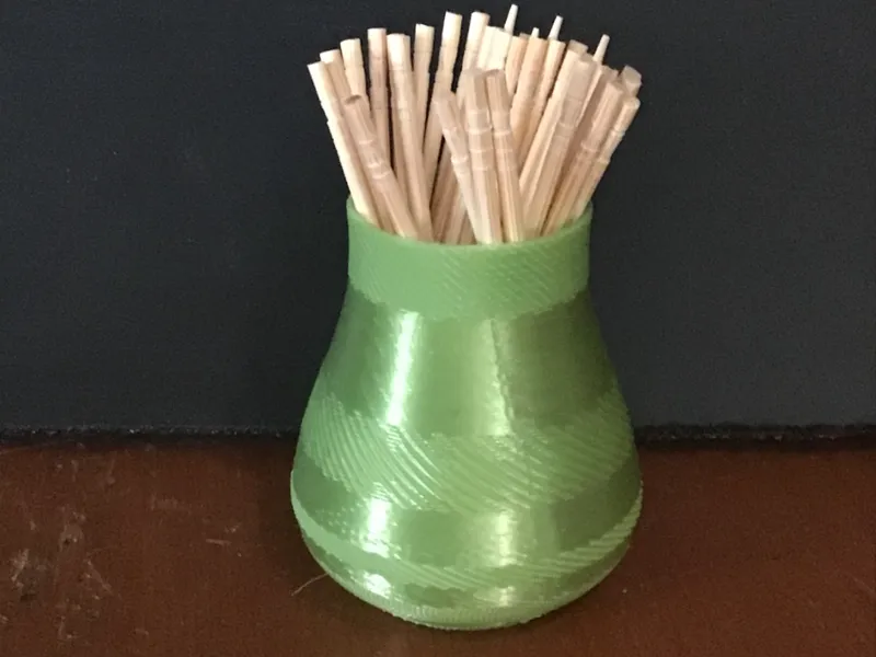 Toothpick vase