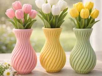 Flower Vase - Spring Twist