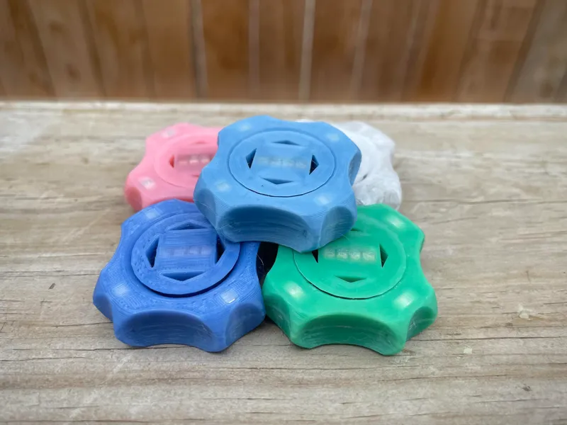 Wiggle Wheel: A new kind of fidget (10x3 Magnets)