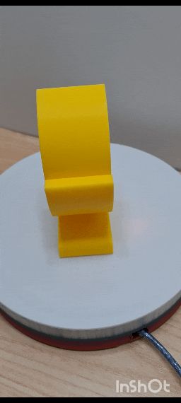 Rotary display with stepper motor