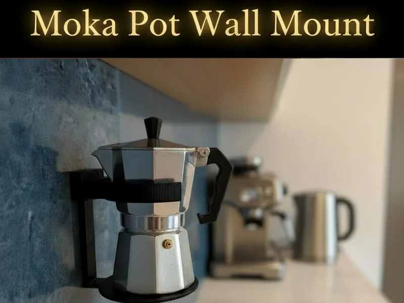 Moka Pot Wall Mount