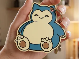 Snorlax chibi llavero Con/Sin AMS