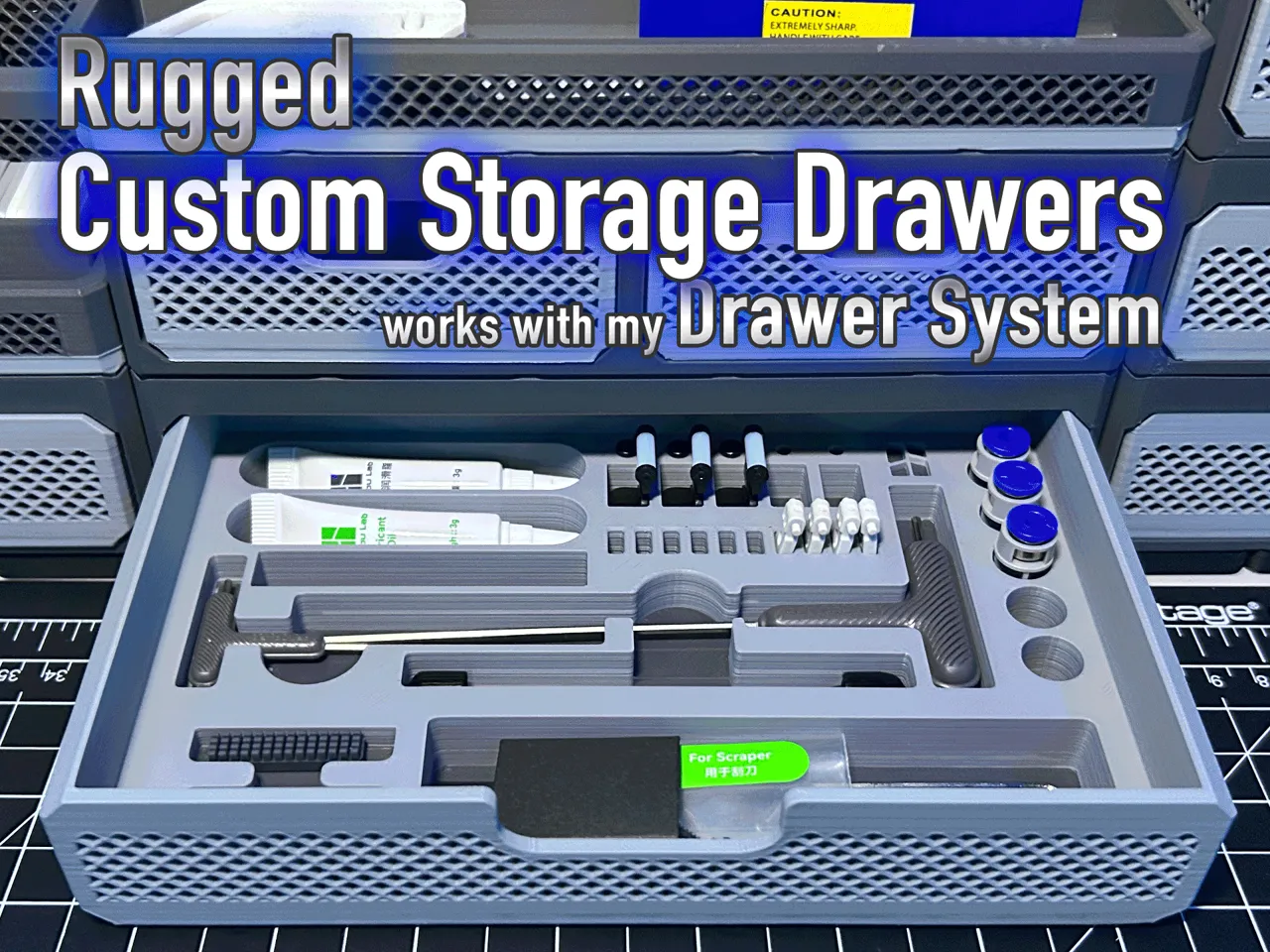 Rugged Storage Inserts and Drawers - Custom view 2