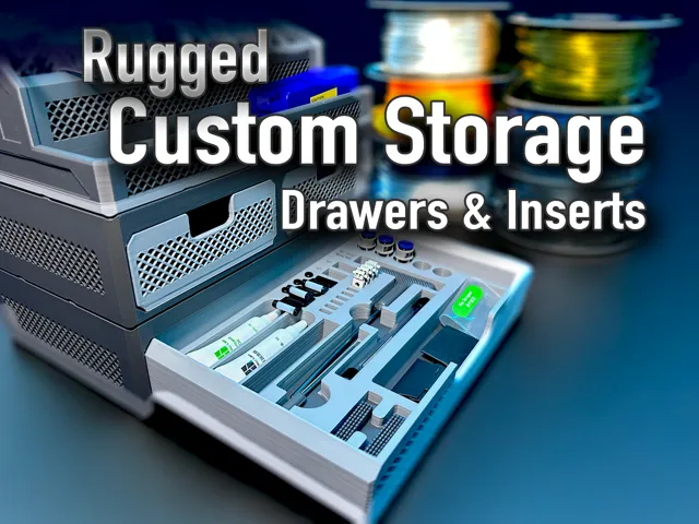 Rugged Storage Inserts and Drawers - Custom