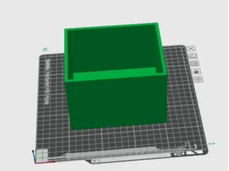 3Dプリンター用に作成したゴミ箱