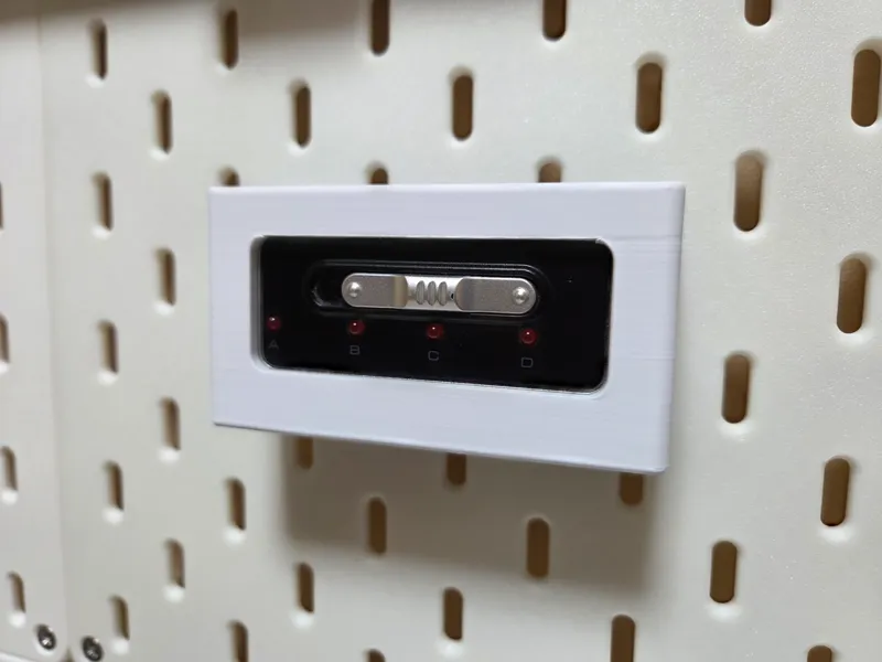 エレコムUSB切換器Skadisマウントを作ったが生産終了品でした