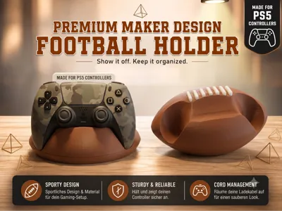 PS5 Controller Halter American Football Design PS5