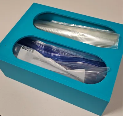 Double Ziploc Bag Holder