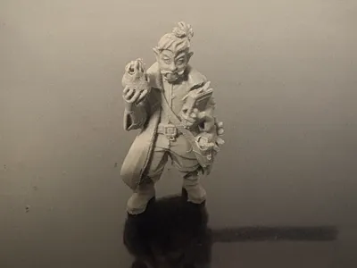 DnD Gnome Warlock Miniature
