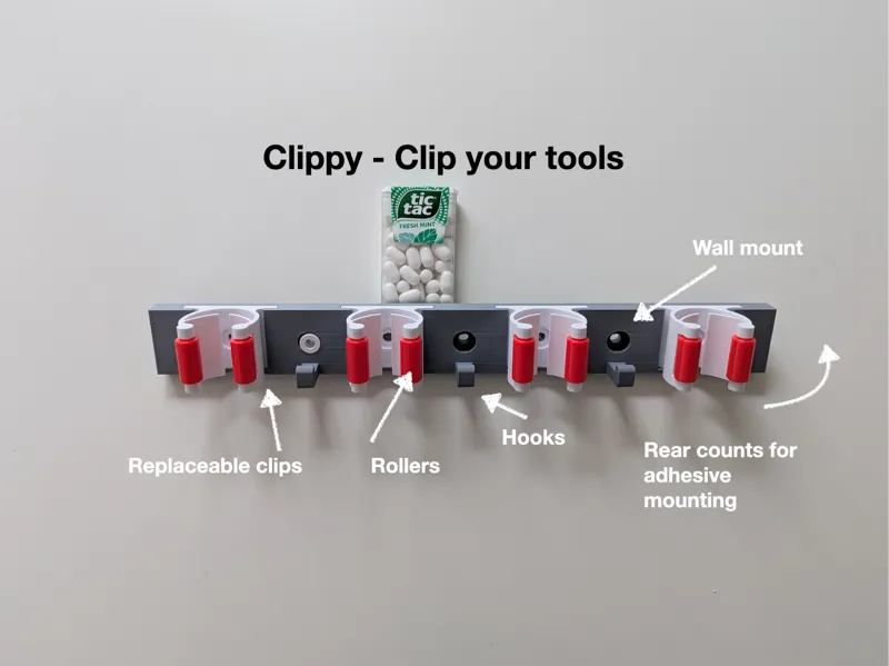 Clippy - Clip your household & garden tools (Set)