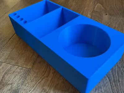 Organizer Tray with cupholder (Holds 18oz Yeti)