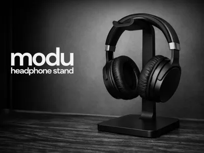 minimal headphone stand.