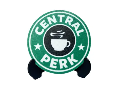 Central Perk Coaster And Holder