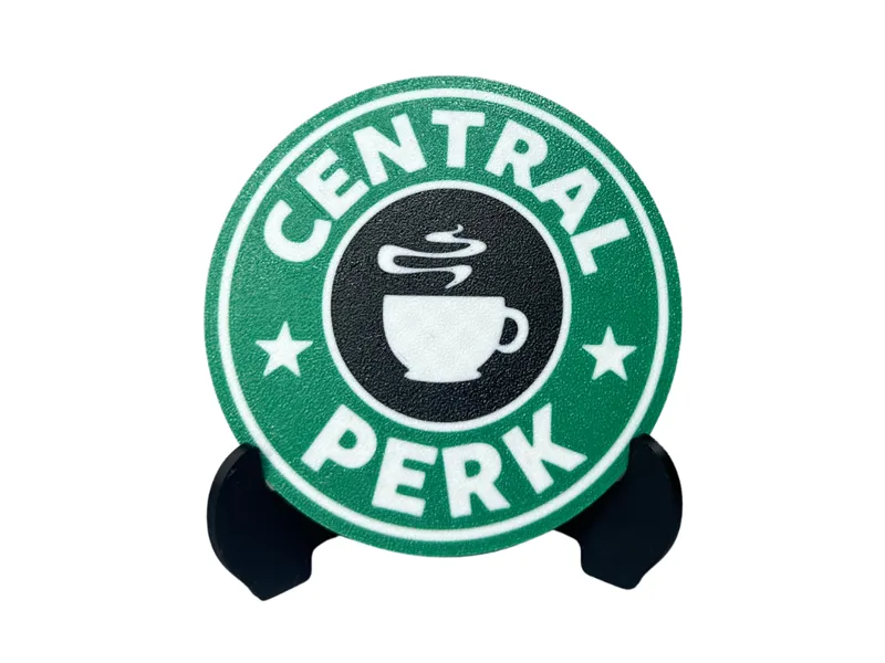 Central Perk Coaster And Holder