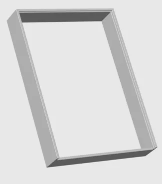Backplateholder for IKEA RIBBA 13*18cm Lithophane