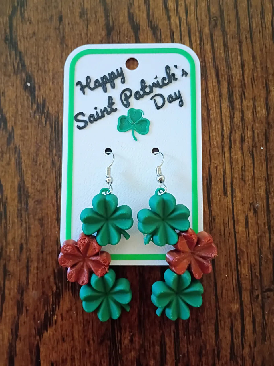 Saint Patricks Day Earring Card view 4