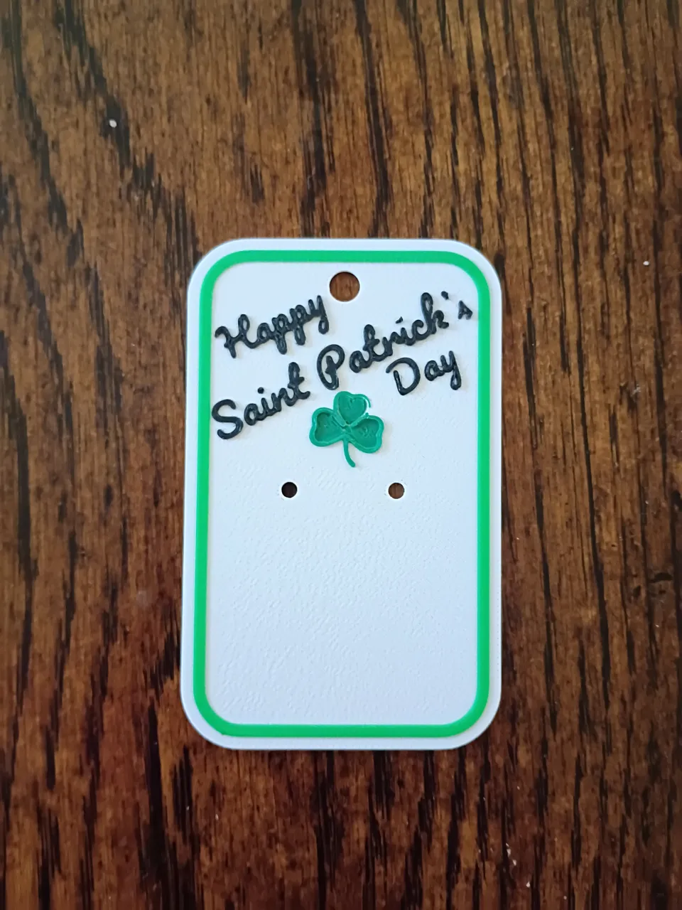 Saint Patricks Day Earring Card view 2