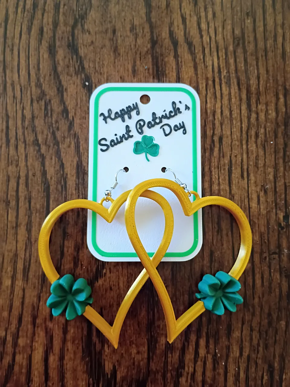 Saint Patricks Day Earring Card view 3