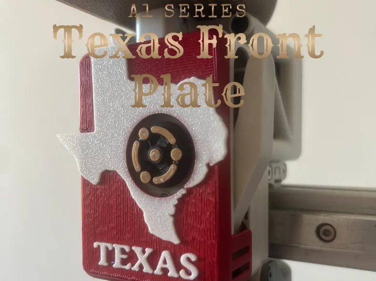 A1 series Texas front plate!