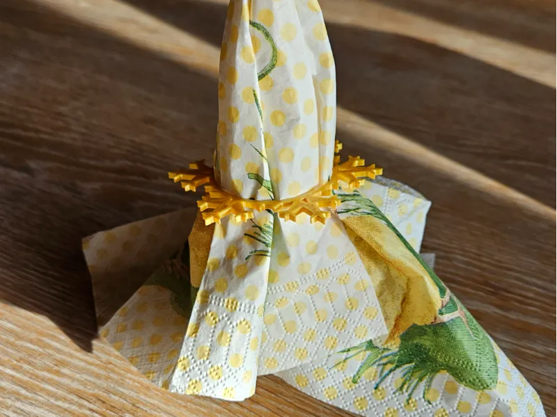 standing napkin snowflake x 1