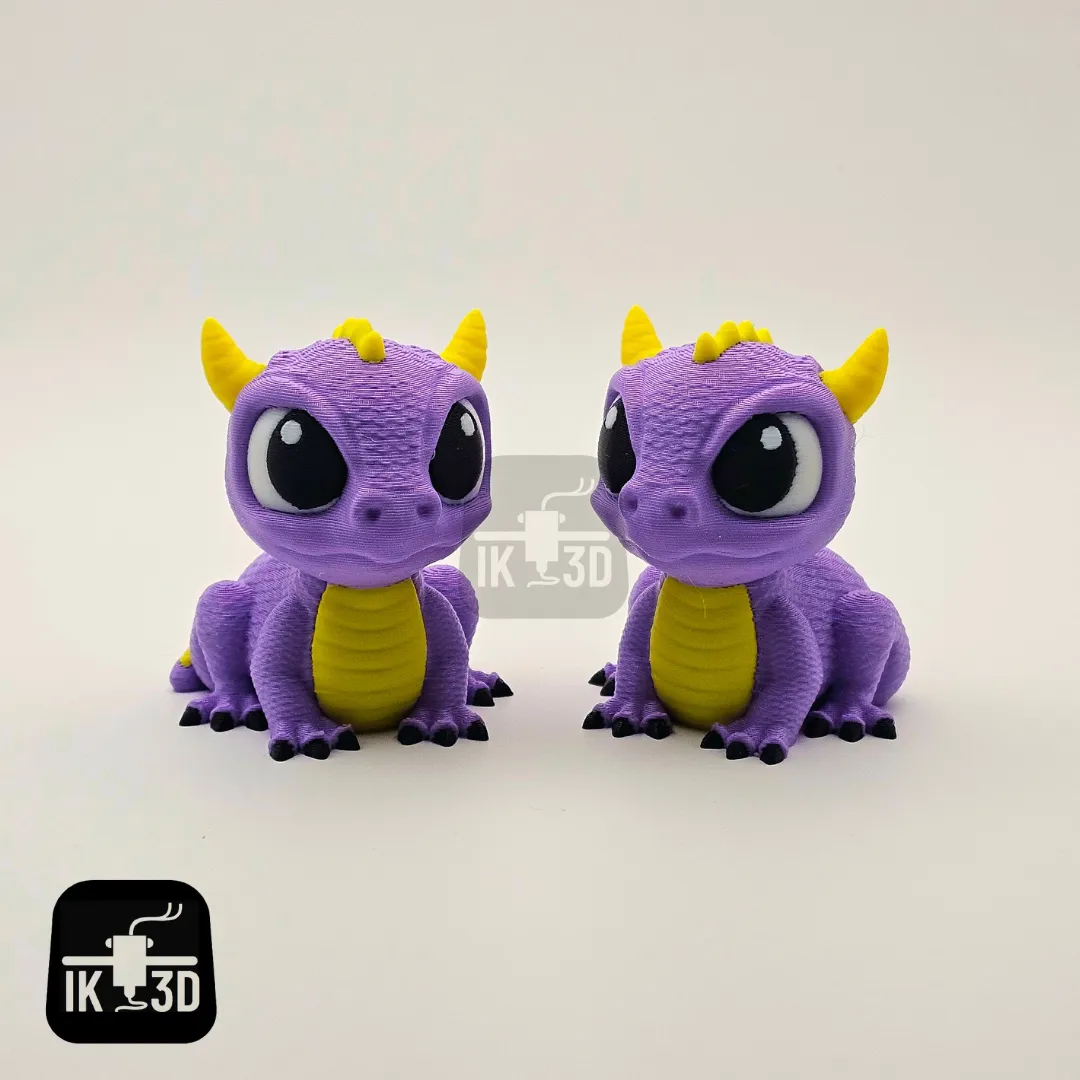 Adorable Baby Dragon / No Supports view 2