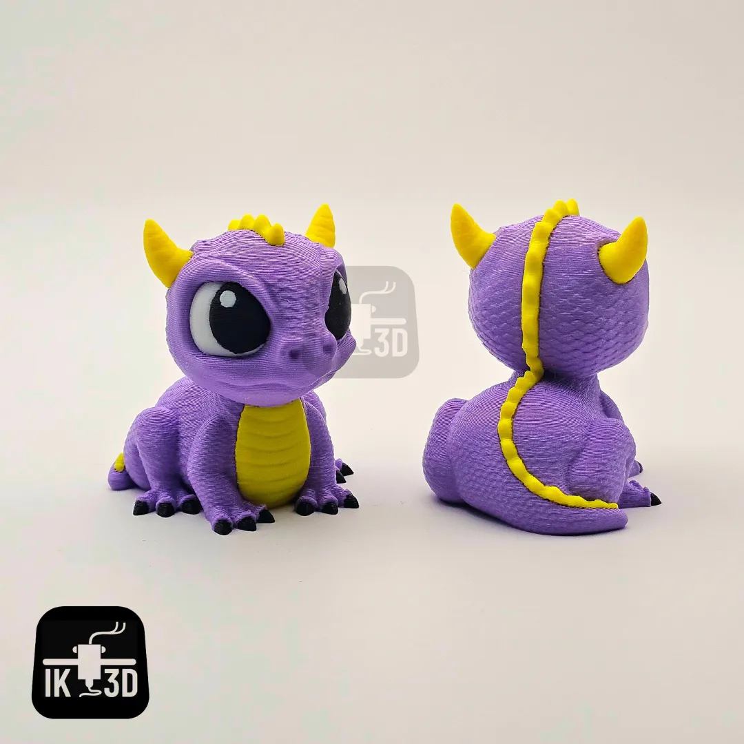 Adorable Baby Dragon / No Supports view 3