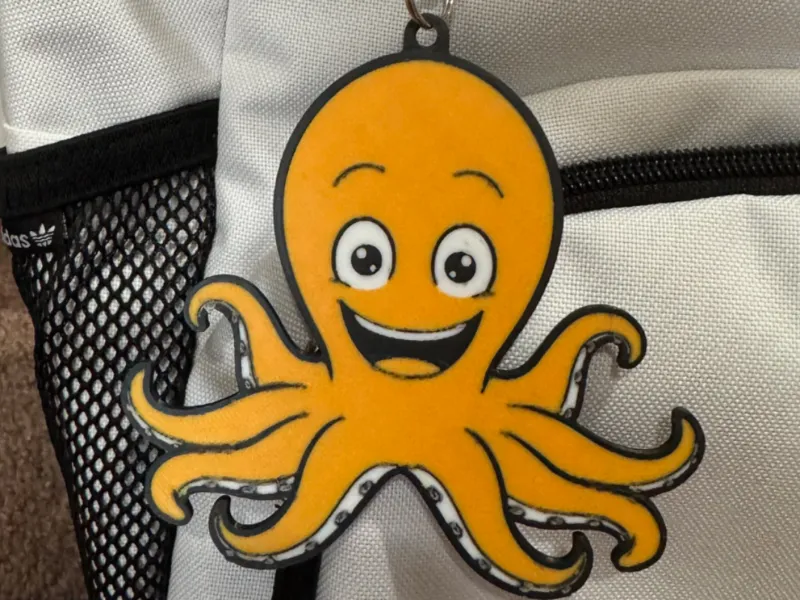 Octopus Keychain