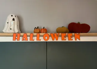 3d Halloween Bunting / Lettering / Peg Board