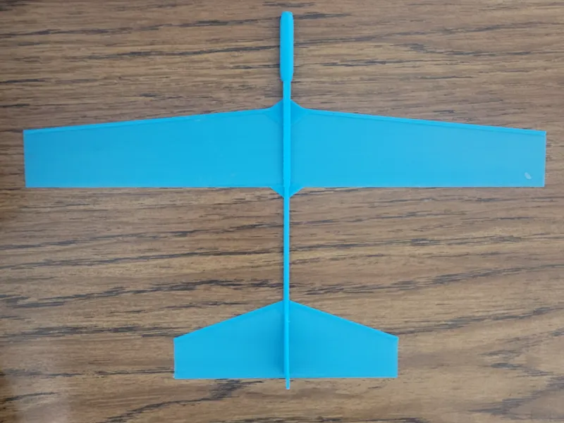 reinforced glider plane