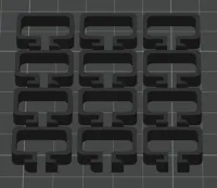 Clip range-câbles pour profilé aluminium 2020 — photo 2